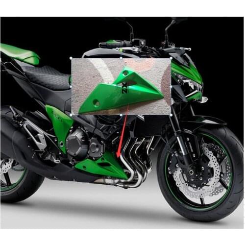 Painted Plastic left Side and Right side lower cover fairing Fit for kawaski z800 Z800 2013-2017 Shroud Fairing Cover Parts