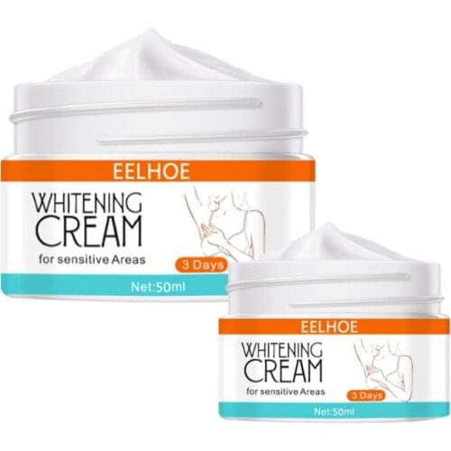 Whitening Cream Skin Lightening Bleaching Cream Underarm Dark Skin Legs Knees Private Parts Whitening Intimate Body Lotion Cream
