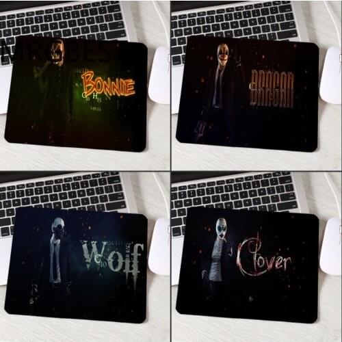 MRGBEST Anime Popular Game PAYDAY 2 Wolf Mask Pattern Mouse Pad Mini Pc Computer Notebook Tablet Gamer Gaming Mousepad As A Mat