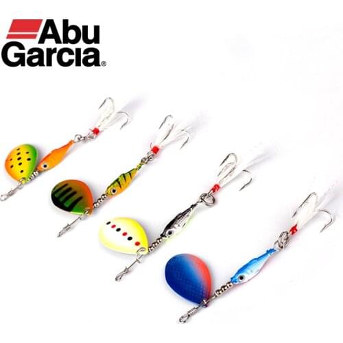 Abu Garcia Soldier Fishing Lure Slice 4 Pieces/lot 7G Artificial bait Middle Upper water with Nuiform speed Lure for Perch Catfi