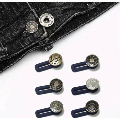 Wholesale 3 Pcs Adjustable Jeans Round Button Jeans Retractable Button Detachable Sturdy Pants Replacement Buttons