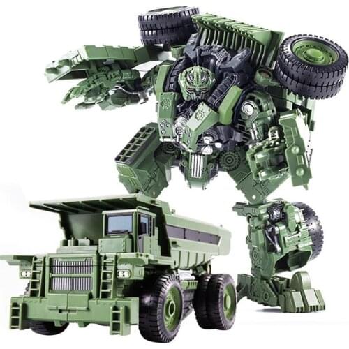 Transformation Robot Car Toys Model Portable Transformation Action Figure Toys Alloy Engineering Vehicle Robot Toy Gift For Kids