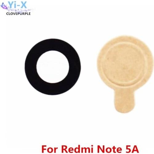 2pcs/lot Rear Back camera glass lens for xiaomi redmi Note 5A lens For Mi Redmi Note5A with sticker