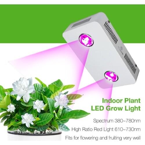 CF Grow 300W COB LED Grow Light Full Spectrum Indoor Hydroponic Greenhouse Plant Growth Lighting Replace UFO Growing Lamp