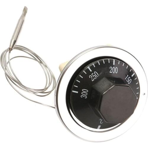 Thermostat AC 250V 16A 50 to 300 degrees Celsius Temperature Controller NO NC for Electric Oven