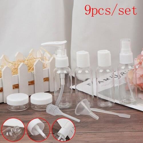 Travel Clear Plastic Portable Perfume Spray Bottle Empty Perfume Bottles Refillable Mist Pump Perfume Atomizer