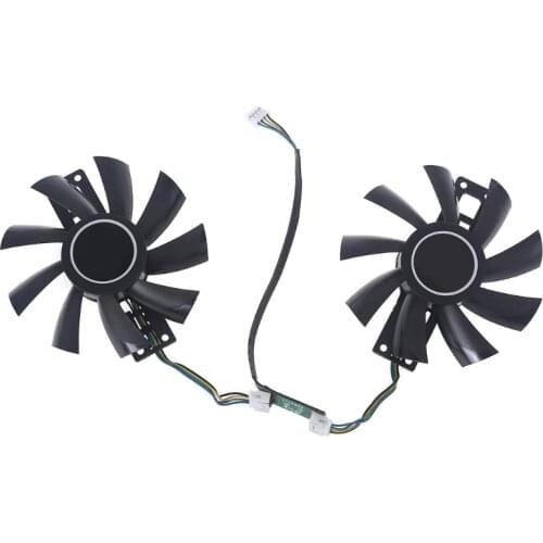 87mm/3.43in Cooler Fan DC 12V GA91S2H 4Pin 12V 0.35A Radiator Replacement for Dylan RX580 2048sp Ares Radiator