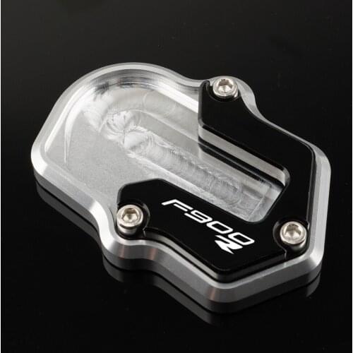 High quality For BMW F900R F900XR F900 R XR 2020 2021 Motorcycle CNC Aluminum Kickstand Sidestand Stand Extension Enlarger Pad