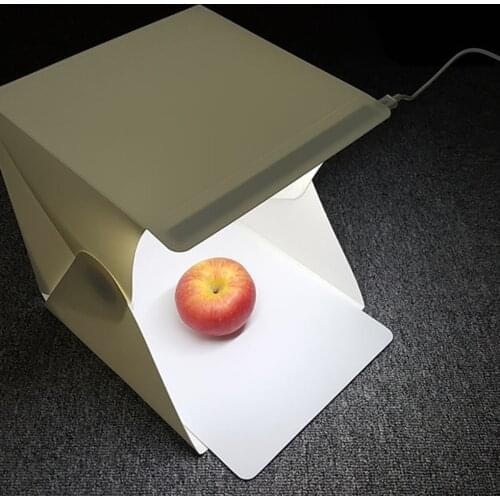 1PC Portable Folding Lightbox Photography LED Light Room Photo Studio Light Tent Soft Box Backdrops for DSLR Camera