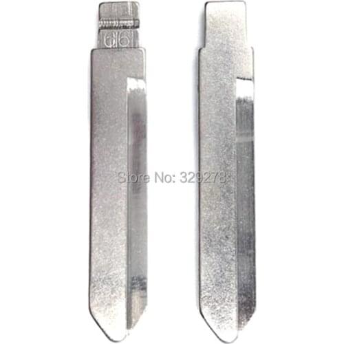 10pcs/lot Metal Blank Uncut Flip KD Remote Key Blade Type #66 for BYD F0 NO. 66 Blade