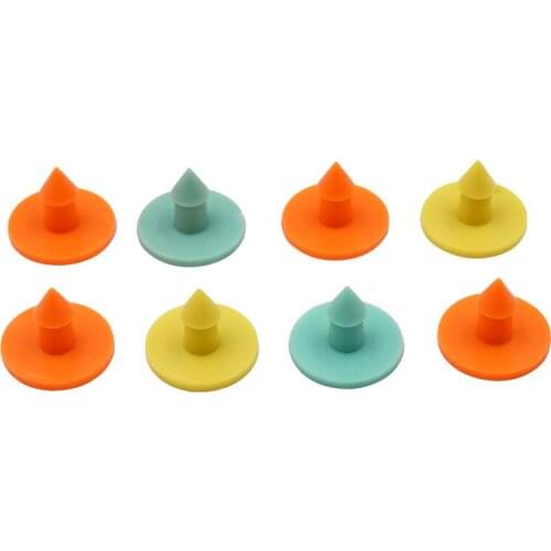 100pcs Sheep Sows Ear Tag Round Swine rabbit Ear Label Brand Anti-shedding Without Word Veterinary Sheep Ear Signage