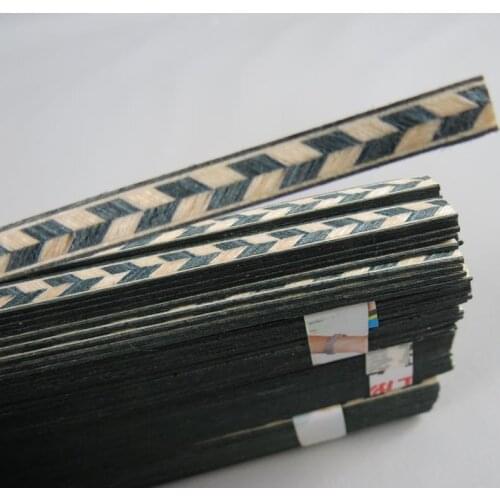 20STRIPS LUTHIER FIGURED BINDING XL-67,Measures 6mm x1.2mm thick and 640mm long