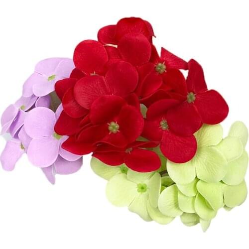 25Pcs Big Hydrangea Soap Flower Popular Wedding Christmas Gift DIY Artificial Home Decoration Flowers Head