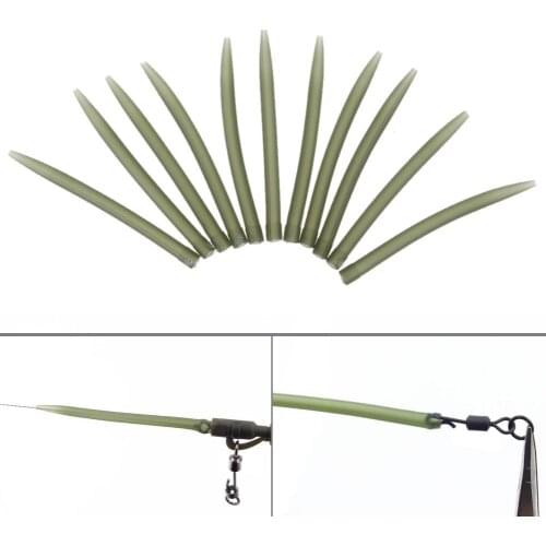 40/60/80pcs Heat Shrink Tube Ronnie Rigs Sleeves Carp Hook Connector Fishing Rig Making Tubing Carp Fishing Tackle