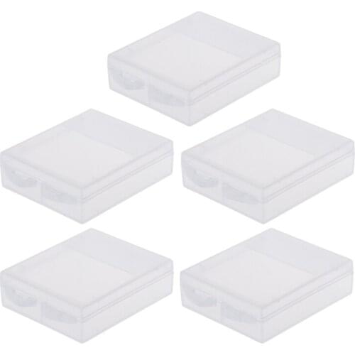 5pcs Battery Protective Storage Box Transparent Cover Case For GoPro Hero 5 Hero 4 xiaomi Yi Camera accessories Dropshipping