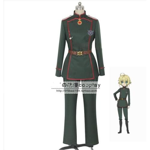 Anime Saga of Tanya the Evil Youjo Senki Tanya von Degurechaff Cosplay Costume Custom Made halloween costumes for women men