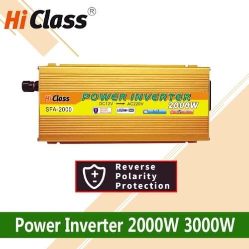 Converter 12v 24v inverter 12V 220V Car Voltage Transform Dc12V 24V to Ac110V 220V Solar Converter Power inverter 2000W/3000W