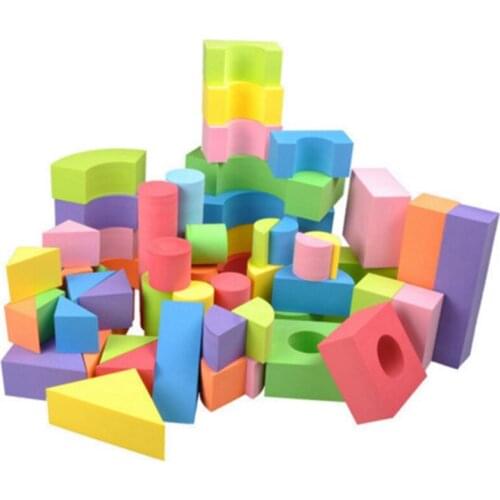 Eva Foam Blocks Educational Kids Toys For Children Software Construction Building Home Chunks Block Game