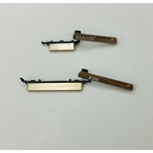 For Samsung Galaxy Tab S 10.5 T800 T805 T807 Original Tablet Phone Power Volume Button On Off Side Key Micro SD Sim Card Port