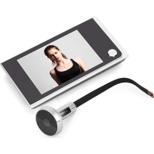Door eye camera 3.5" Digital LCD 120 Degree Peephole Viewer photo visual monitoring electronic cat eye camera Digital Door