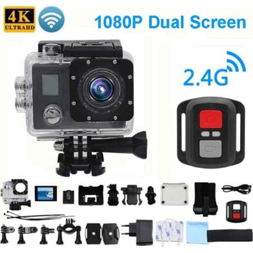 Ultra HD 4K Action Camera Wifi Camcorders 150 Dgreen cam 4 K deportiva 2 inch B6 B6R Waterproof Sport Camera pro 1080P 30fps cam