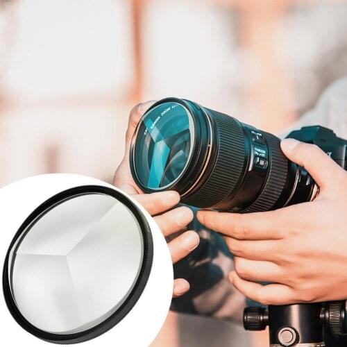 Camera Filter 77mm Pentaprism Kaleidoscope Foreground Blur Lens Prism Accessories Filter Photography For Nikon
