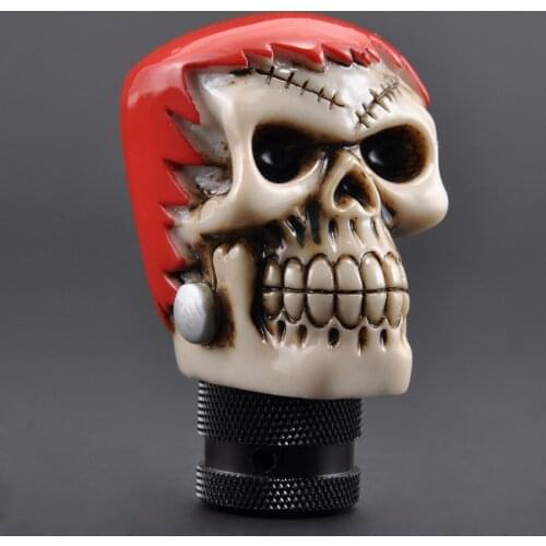 Car Gear Shift Knob Universal Skull Head Style Car Truck Manua Stick Gear Shift Knob Lever Shifter For BMW Toyota Honda Mazda
