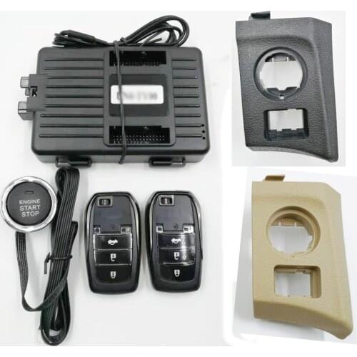 For Toyota REIZ 2009-2017 Car Add Engine Push Button Start Stop Remote Key Start Stop Keyless Entry with Panel Plug and Play