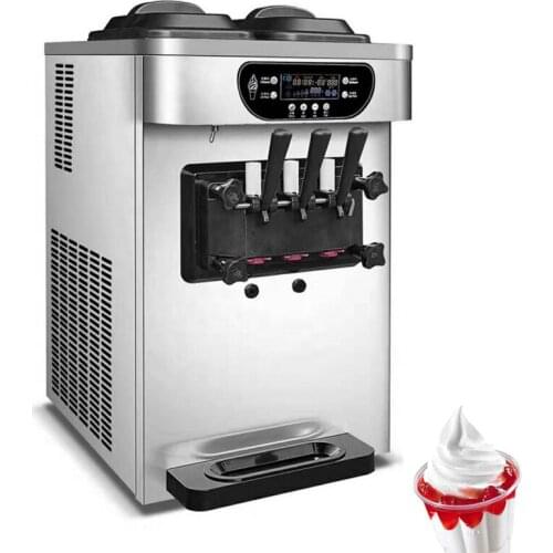 Commercial Freeze Ice Cream Makers Desktop Soft Ice Cream Machine For Dessert Shop Ice Cream Vending Machine