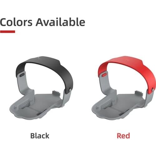 Propeller Blades Fixed Strap Propeller Stabilizers for DJI AIR 2S/MAVIC AIR 2 Plastic+Silicone Material Black/Red Color