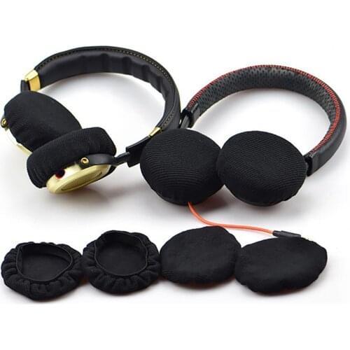 Washable 1 Pair Reliable Durable Headphone Dust Protector Knitted Ear Cushion Cover Durable