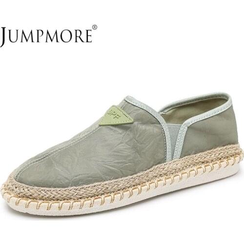 Jumpmore Mix Color Men Canvas Shoes Spring Comfortable Flats Breathable Summer Fashion Trending Shoes Size 38-44