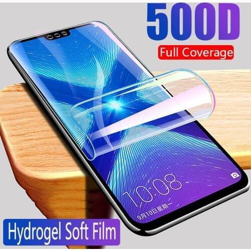 Soft full cover film for huawei p smart Z S 2021 2020 pro 2019 plus 2018 hydrogel film phone screen protector Not Glass