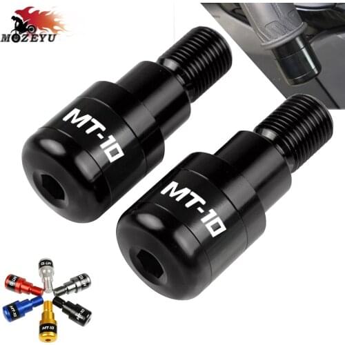 Motorcycle Hand Bar Ends For YAMAHA MT10 MT 10 MT-10 2016 CNC aluminum Accessories Motor Grip Ends Plus Handle Bar Grips Ends