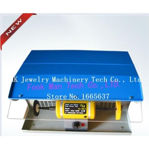 Mini jewelry table polisher,mini jewelry bench lathe,dental Polishing motor with Dust Collector, jewelry polishing machine