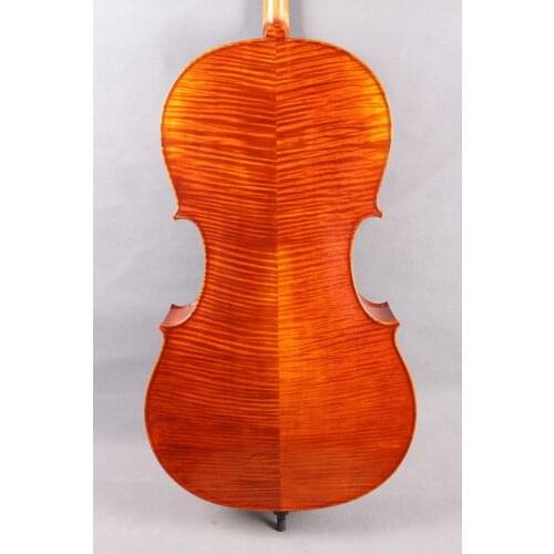 New cello 4/4 Top grade full size Cello Solid wood Powerful Sound hand made #657
