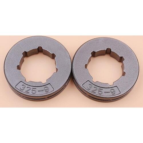 2pcs/lot .325" 9T Sprocket Rim STD For Husqvarna 450 455 460 365 372 380 385 390 394 395 570 575 257 254 261 263 266 268 280 281
