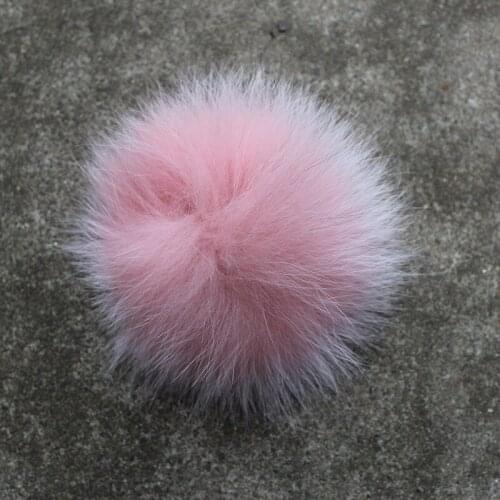 DANKEYISI 15cm Real Fox Fur Pompom Fur Balls Fur Pom Poms For Hats Cap Natural Raccoon Fur Pompon For Scarf Gloves Keychain