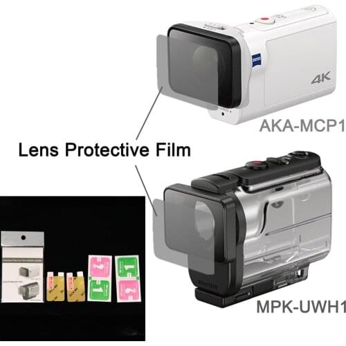 Clear Lens Protector Film For AKA-MCP1 MPK-UWH1 For sony action cam HDR-AS300r AS50v FDR-X3000R Accessories