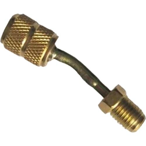 Split Ductless Service Port Adapter Connector, 5/16'' SAE Female to 1/4'' Sae Male