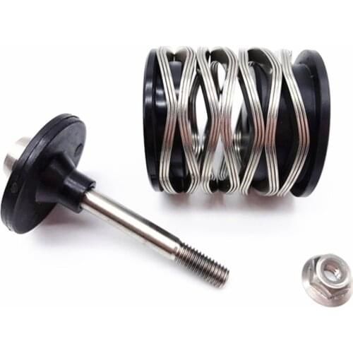 Folding Bike Rear Shock Absorber Corrugated Metal Spring Rear Shock Absorber For Brompton Bicycle