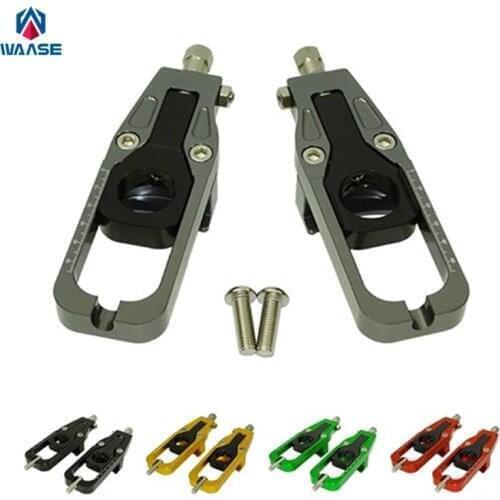 Waase CNC Chain Adjusters Tensioners Catena For Kawasaki Ninja ZX 6R 636 ZX6R 2009 2010 2011 2012 2013 2014 2015 2016 2017 2018