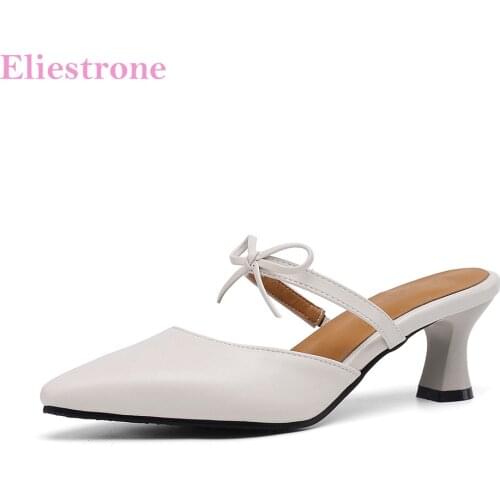 Hot Brand New Sweet Beige Black Women Sandals Fashion High Heels Lady Casual Shoes SA221 Plus Big Small Size 11 28 43 46