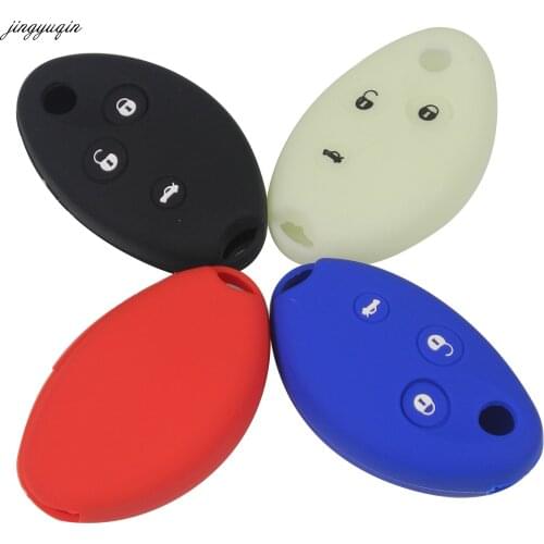 Jingyuqin 10pcs/lot 3 Buttons Remote Flid Folding Key Silicone Cover Case Fob for Citroen Xsara Picasso C5 C8 Berling
