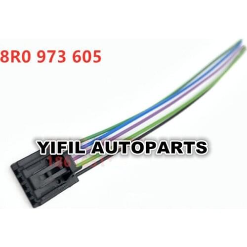 2/4/10pcs/lot 5 Pin/Way Female Steering Wheel Connector Plug With Wire Harness Cable Pigtail For Audi VW 8R0 973 605 8R0973605