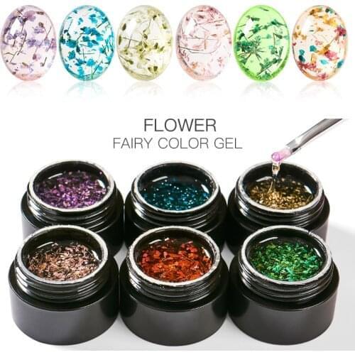 48PCS Flower Nail Gel