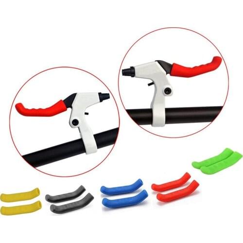5 Pairs Bike Brake Handle Sleeve Comfortable Silicone Brake Handle Lever Cover for Mountain Road Bike