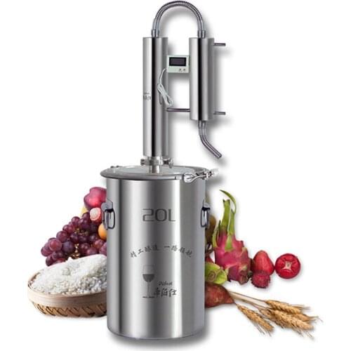 60L Wine Alcohol Ethanol Distiller Guzzle Moonshine Still Stainless Copper Home Brewing Kit