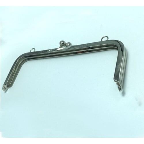 8 x 3'' Nickel Purse Frame with Loops FREE China SHIPPING