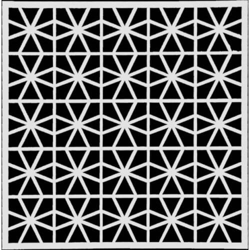 13*13 Abstract Layering Stencils for Diy scrapbook/photo album Decorative Embossing coloring,painting stencil,home decor